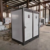 Cabine de toilettes préfabriquée portable à prix abordable, mini-abri de camping, douche, siège de toilette, toilettes à la turque, salle de bain mobile