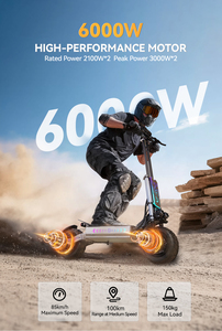 T90สกูตเตอร์ไฟฟ้าพับได้มอเตอร์คู่3000W * 2สำหรับผู้ใหญ่สกูตเตอร์ไฟฟ้า60V31.2AH - Product Image 2