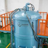 Hunan Xirui 2400 ℃   Four à induction électrique pour traitement thermique et frittage, en graphite et acier inoxydable, capacité 500 kg/h, 380V, PLC