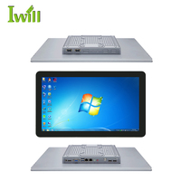 12 "Industrial All in One Pc Computer J1900 Usb y Audio Panel de pantalla táctil Pc