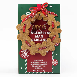 BespritGift Myo Gingerbread Man <span class=keywords><strong>Garland</strong></span> Kit creativo hecho a mano Mezcla de galletas y cortador Suministros Set personalizado para regalos de Navidad - Product Image 2