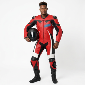 Qualité supérieure avec Armors MotorBIKE Veste en cuir Combinaison de course la meilleure combinaison intégrale pour moto Motocross Veste de moto 2026 - Product Image 1