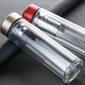 JM ขวดน้ําสูญญากาศเกรดอาหาร & กระติกน้ําร้อน ล้างขวดน้ําแก้วผนังคู่ <span class=keywords><strong>ชา</strong></span>และถ้วยแยกน้ําพร้อมที่กรอง<span class=keywords><strong>ชา</strong></span> - Product Image 5