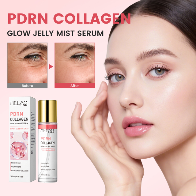 Wholesale Glow Jelly Mist Deep Hydration Collagen Boost Lightweight Texture Skin Radiance Moisture Repair 100ml Pdrn Serum