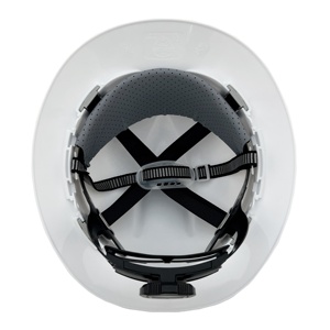 Casque de sécurité CITICITY V-Gard à visière intégrale en HDPE, protection de la tête, OEM, construction industrielle, casque rigide en ABS - Product Image 2