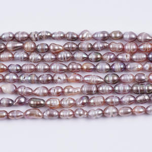 For Xiaomi 5-6mm Natural <b>Freshwater</b> Rice-Shaped Loose <b>Pearls</b> Semi-Finished DIY <b>Bracelet</b> and Necklace Jewelry - Product Image 5
