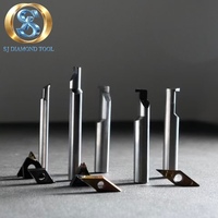 Herramientas de Torneado Personalizadas SJ Diamond, Servicio OEM, Recubrimiento de Diamante CVD, Dureza HV8000-10000HV, Soporte del Equipo de Ingeniería, Concepto de Herramienta
