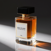 Vente en gros usine – Flacon de parfum de luxe unique de 30 ml, 50 ml, 100 ml, en verre transparent avec capuchon, pour cosmétiques et parfums