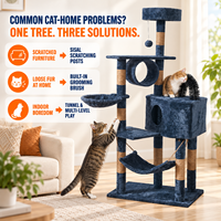 Arbre à chat interactif multifonctionnel moderne, vente chaude en usine