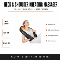 Masseur électrique de thérapie par pétrissage Shiatsu promotionnel Gude YC-303D4 avec contrôle de la minuterie pour le cou, les épaules, la taille, les hanches, les jambes, le dos et fonction chauffante