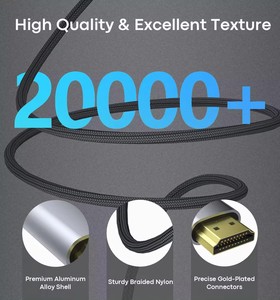 C tipi HDMI kablosu 10 ayak 4K * 2K @ 60Hz USB tip C bilgisayar izlemek için HDMI konnektör kablosu - Product Image 5