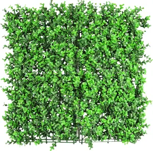 Di vendita caldo MZ188003B verde artificiale piante verdi decorazione della parete foglia di recinzione