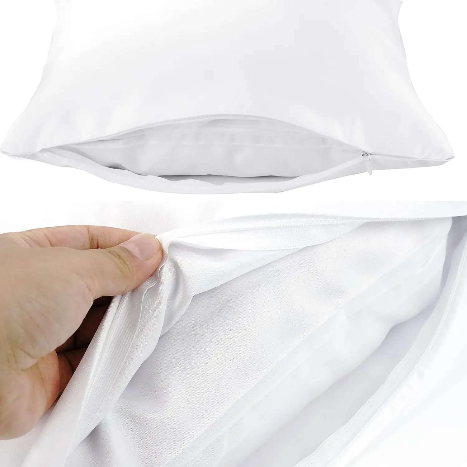 MIDA Wholesale 16In Sublimation Blanks Pillow Case Custom Print Logo 40x40CM White Cushion Cover Sublimation Pillow case