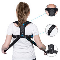 Correcteur de posture confortable pour orthèse du haut du dos pour hommes et femmes