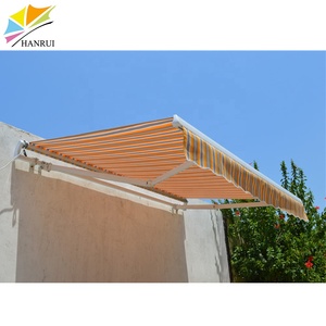 Auvent pare-soleil à manivelle à prix d'usine, avec pince manuelle, pour balcon, auvent à bras tombants, protection solaire - Product Image 4