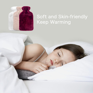 Vente chaude bouillotte meilleur pari pour le confort hivernal en caoutchouc naturel avec couverture en peluche - Product Image 4