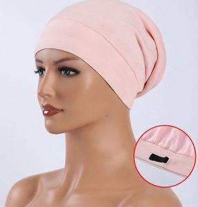 Gorros Ajustables para Dormir con Forro de Satén y Banda Elástica, Gorro Holgado para Cabello Rizado, Regalo Promocional, Comodidad - Product Image 3