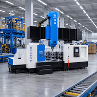 Centre d'usinage industriel CNC à double colonne pour le perçage et le fraisage de composants métalliques de grande taille