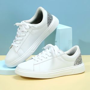 Chaussures de sport décontractées respirantes de grande taille Petites chaussures blanches légères Baskets de marche et de course tendance pour hommes - Product Image 5