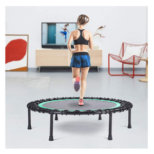 Mini-Trampolin für Erwachsene Indoor Small Rebounder-Übungs trampolin für Workout-Fitness für ruhigen und sicher gepolsterten Bounce