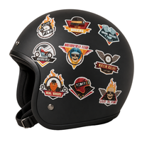 Autocollants en PVC découpés sur mesure, imperméables, résistants aux rayures, pour casque, équipement de moto, vélo, avec impression de logo personnalisé
