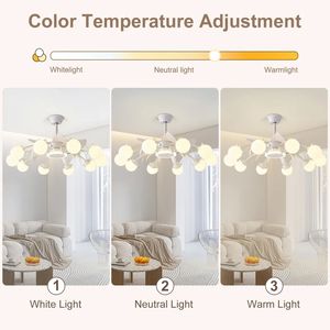 Nouveau salon <span class=keywords><strong>ventilateur</strong></span> lustre lumière luxe atmosphère Style nordique blanc <span class=keywords><strong>Globe</strong></span> <span class=keywords><strong>verre</strong></span> abat-jour <span class=keywords><strong>plafond</strong></span> <span class=keywords><strong>ventilateur</strong></span> lampe - Product Image 5