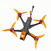 Drone FPV Freestyle longue portée 5 pouces, moteur 2507, contrôleur de vol étanche IP67, module GPS, fibre de carbone 3K haute résistance