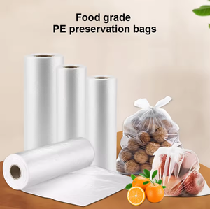 Ldpe Hdpe Fruits Légumes Stockage Des Aliments Sac Plat T-shirt Transparent <span class=keywords><strong>Bio</strong></span> Sac En Plastique Rouleau pour Épicerie - Product Image 2