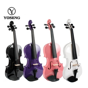 Violons en contreplaqué colorés pour adultes classiques personnalisés en usine - Product Image 1