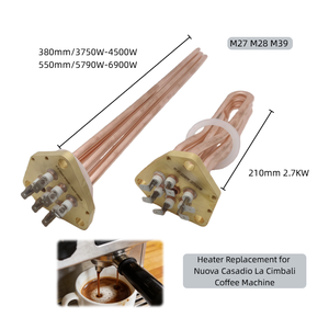 Élément chauffant électrique à immersion en cuivre ODM/OEM 2700W 4500W 6900W pour machine à café - Product Image 3
