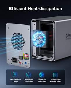<span class=keywords><strong>ORICO</strong></span> 7 RAID USB 3.0 150W Ventilateur de refroidissement en aluminium 5Gbps HDD SSD Boîtier DAS <span class=keywords><strong>Dock</strong></span> de stockage Disque dur Station d'accueil pour PC portable - Product Image 5