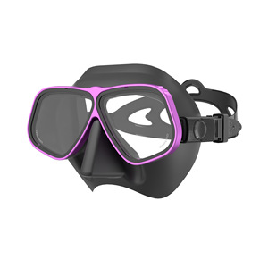 Masque de plongée universel pour adulte avec monture en aluminium et lentille PC anti-buée - Product Image 1