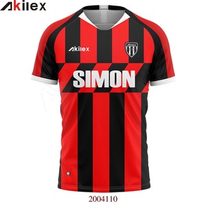 Jersey sepak bola asli pria, kaus sepak bola klub populer bahan Jersey tim nasional Model baru kustom pabrik Akilex - Product Image 2