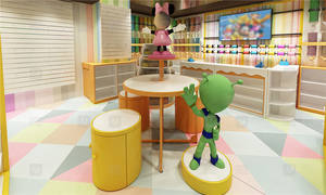 Negozio di giocattoli personalizzato di Design d'interni palloncino negozio di articoli da regalo per bambini Showroom decorazione Costume per feste - Product Image 6