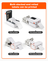 Aplicación multifuncional Puerto serie Código QR Wifi Impresora inalámbrica para tarjetas de regalo Paquete comercial Máquina impresora de etiquetas térmicas