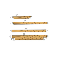 Scie à double embout automatique PATER haute productivité 24KW pour cadres de portes en bois avec moteur pour encadrements de portes en bois