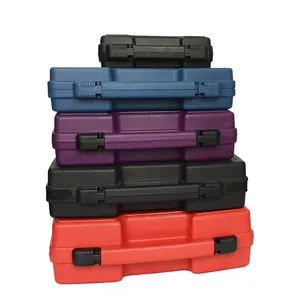 New Design Foam Insert Suitcase Flip Lock Hard Plastic PP Hardshell Tool Case Industrial Instrument Case With Hinge