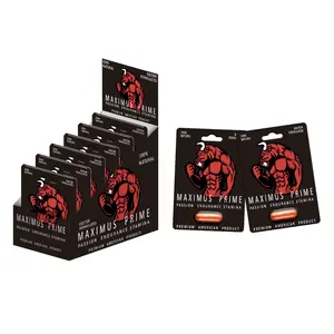 Black Mamba Pill Maximum Powder Capsule 3D Card Packaging For Powder Sexual Enhancement