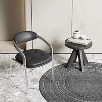 Chaise de café scandinave moderne VL avec structure métallique, mobilier confortable pour salle à manger, chaises et table pour hôtels
