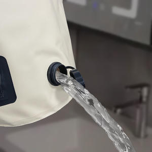 ถังแช่เท้าพับได้ รูปทรงสี่เหลี่ยมผืนผ้า พลาสติก พกพาสะดวก สำหรับแช่ขาส่วนน่อง ใช้ได้กับขาส่วนน่อง ผลิตที่เมืองอี้หวู่ สีเบจ สีส้ม สีเหลือง สีเขียวขี้ม้า - Product Image 4