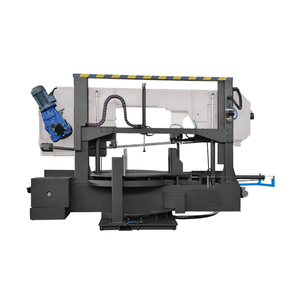 Línea de automatización de procesamiento de haz automático tipo U Garantía de 1 año Sierra de cinta de doble inglete de metal fácil de operar - Product Image 3