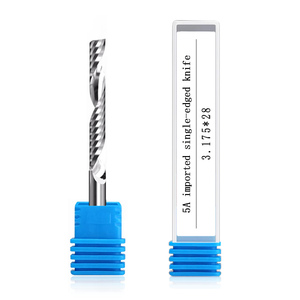 Jinchuan singolo flauto CNC Endmill <span class=keywords><strong>fresa</strong></span> <span class=keywords><strong>per</strong></span> <span class=keywords><strong>fresa</strong></span> rivestita con gambo 3.175 <span class=keywords><strong>per</strong></span> segno acrilico incisione punte Router - Product Image 2