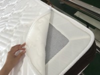 Matelas à ressorts ensachés en tissu tricoté pour chambre à coucher, mousse haute densité, durable, respirant, matelas d'hôtel pas cher, taille king
