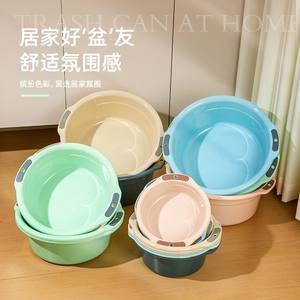 Recipiente para ropa engrosado, lavabo de plástico sencillo, tamaño grande, artículos de uso diario, venta al por mayor de recipientes para el hogar. - Product Image 4