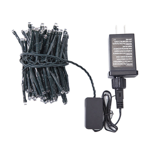 Cordon noir extérieur une traînée 3 LED étanche fée guirlande lumineuse pétard météore lampe décoration d'arbre de Noël lumière - Product Image 3