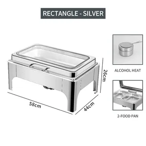<span class=keywords><strong>Estufa</strong></span> Eléctrica de Acero Inoxidable de 9L para Buffet, Venta al por Mayor de Fábrica, para Hoteles y Restaurantes, <span class=keywords><strong>Estufa</strong></span> de Comedor con Aislamiento para Banquetes - Product Image 2