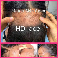 Pelucas de Cabello Humano Virgen 100% Sin Procesar, Estilo Bob, 13*4, Sin Pegamento, Lisas, Frontales, Cortas, Transparentes, Peluca de Cabello Humano 100%