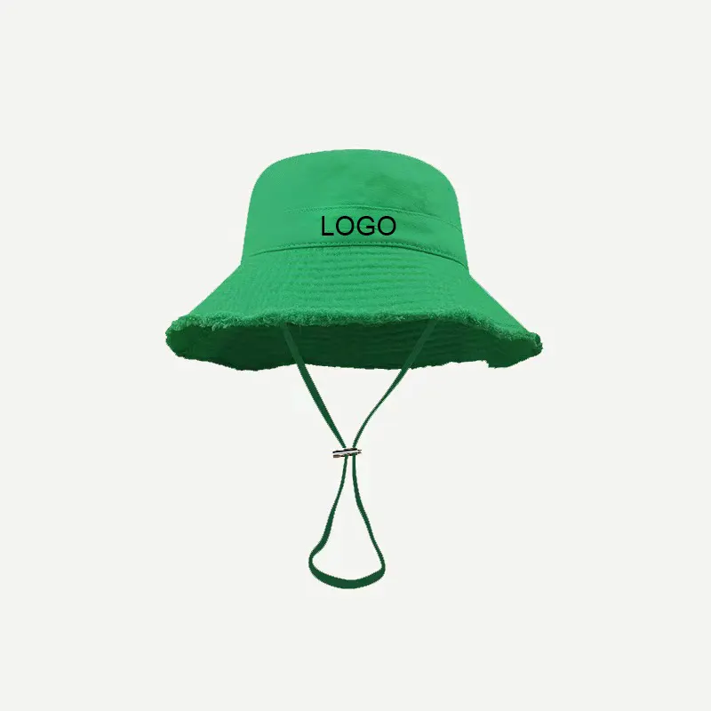 Cappello a secchiello per lavaggio estivo con Logo personalizzato e protezione solare per uso spiaggia