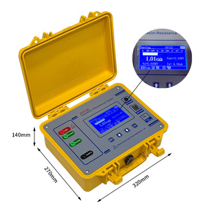 Megóhmetro de Alta Tensión de 10KV, 0.1M~20T, Probador de Resistencia de Aislamiento con Almacenamiento de Datos de hasta 60 Grupos - Product Image 6