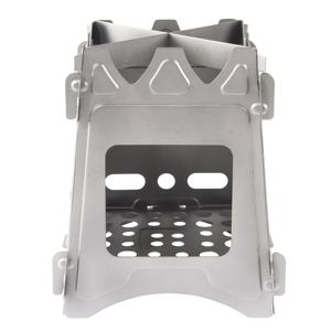 Réchaud de camping ultraléger en titane, à bois, multi-combustibles, pour barbecue extérieur - Product Image 1